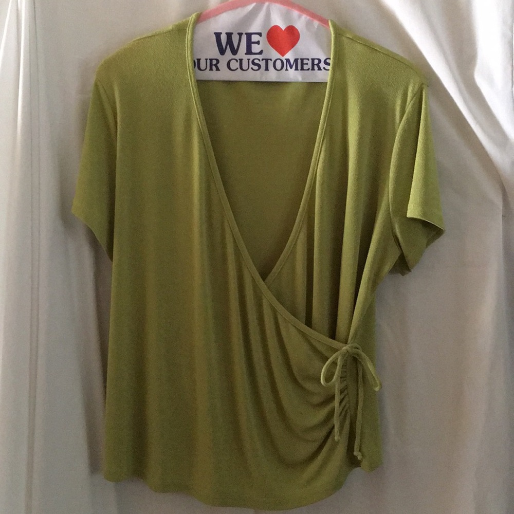 AGB Byer California cross over blouse